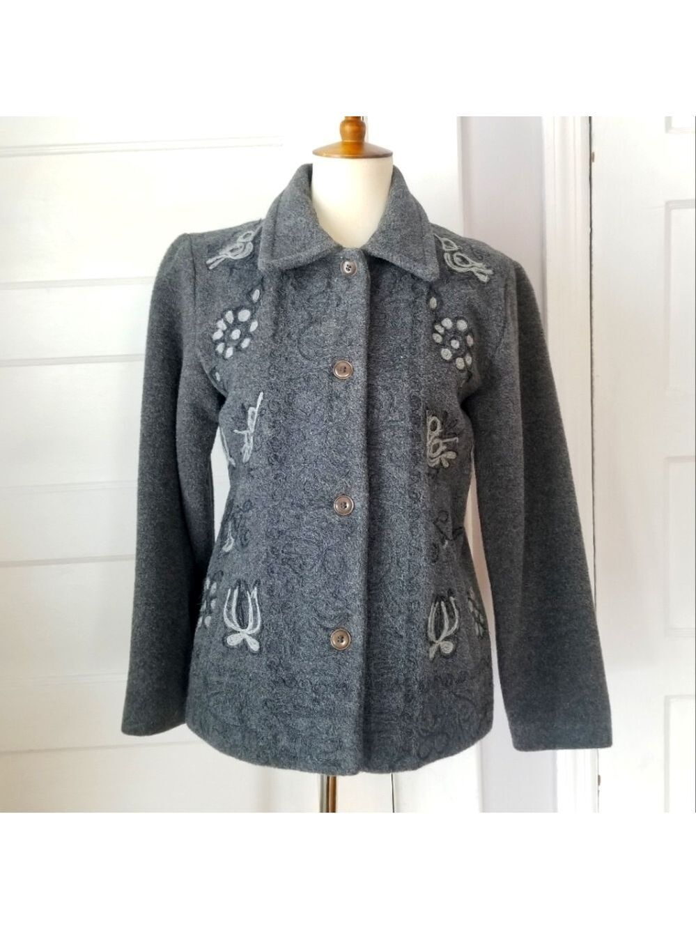 Peruvian Link Alpaca Jacket, Size S